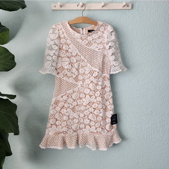 Lulu's bohemian romantic lined lace dress - Picture 1 of 12